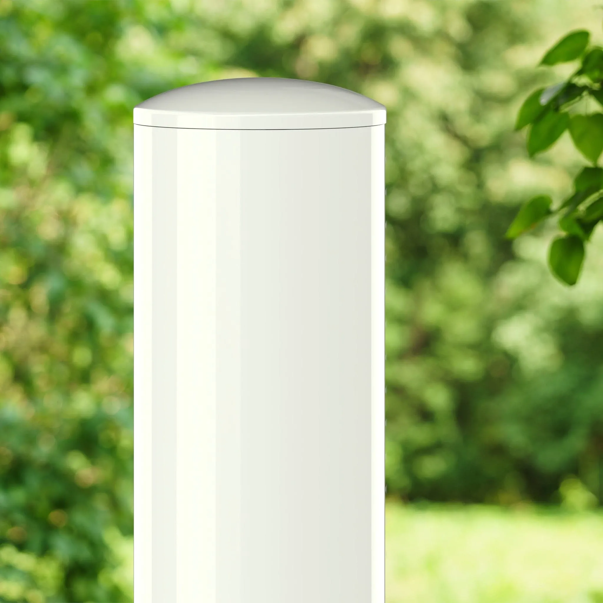 1-1/4 in. Internal PVC Dome Cap, Furniture Grade - White