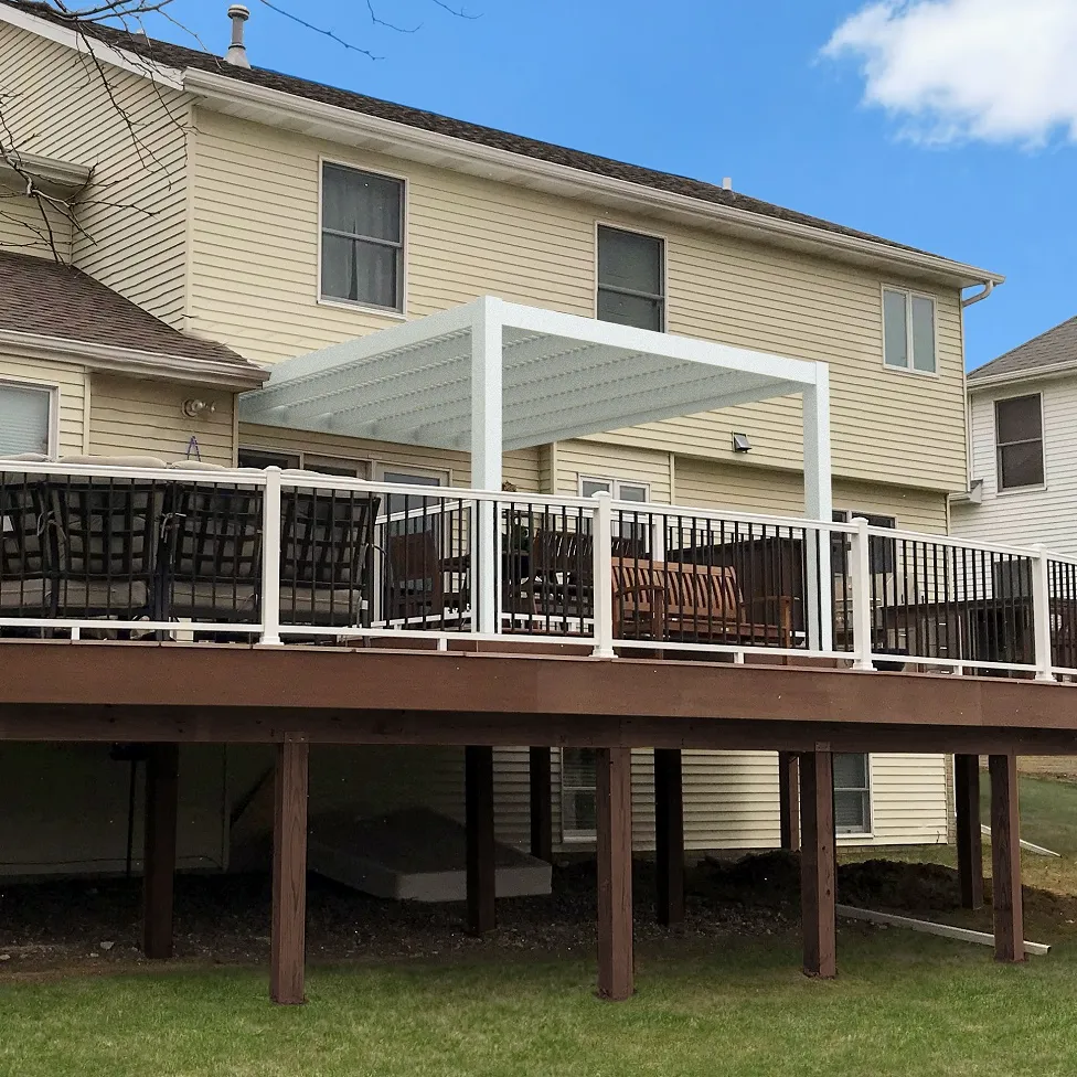 10' by 10' One-Sided Pergola - Made in USA