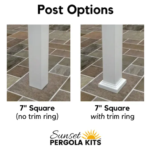 10 x 14 Modern Patio Pergola - Made in USA