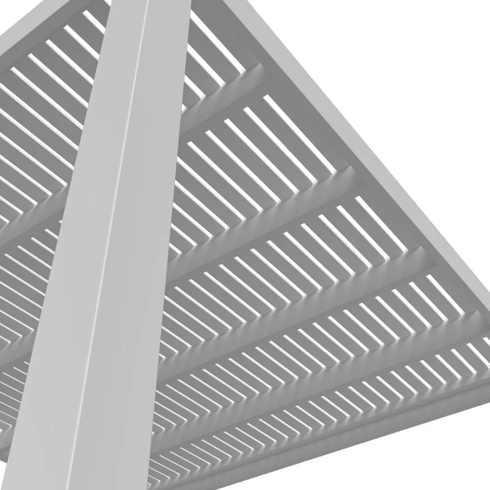 10 x 20 Pergola With Slatted Roof - Made in USA
