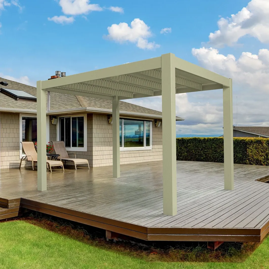 10 x 20 Pergola With Slatted Roof - Made in USA