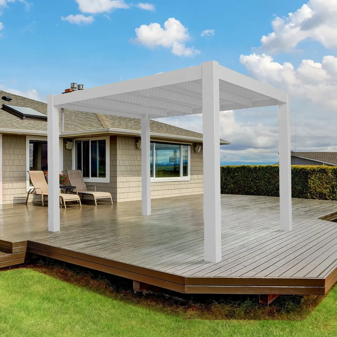 10 x 20 Pergola With Slatted Roof - Made in USA