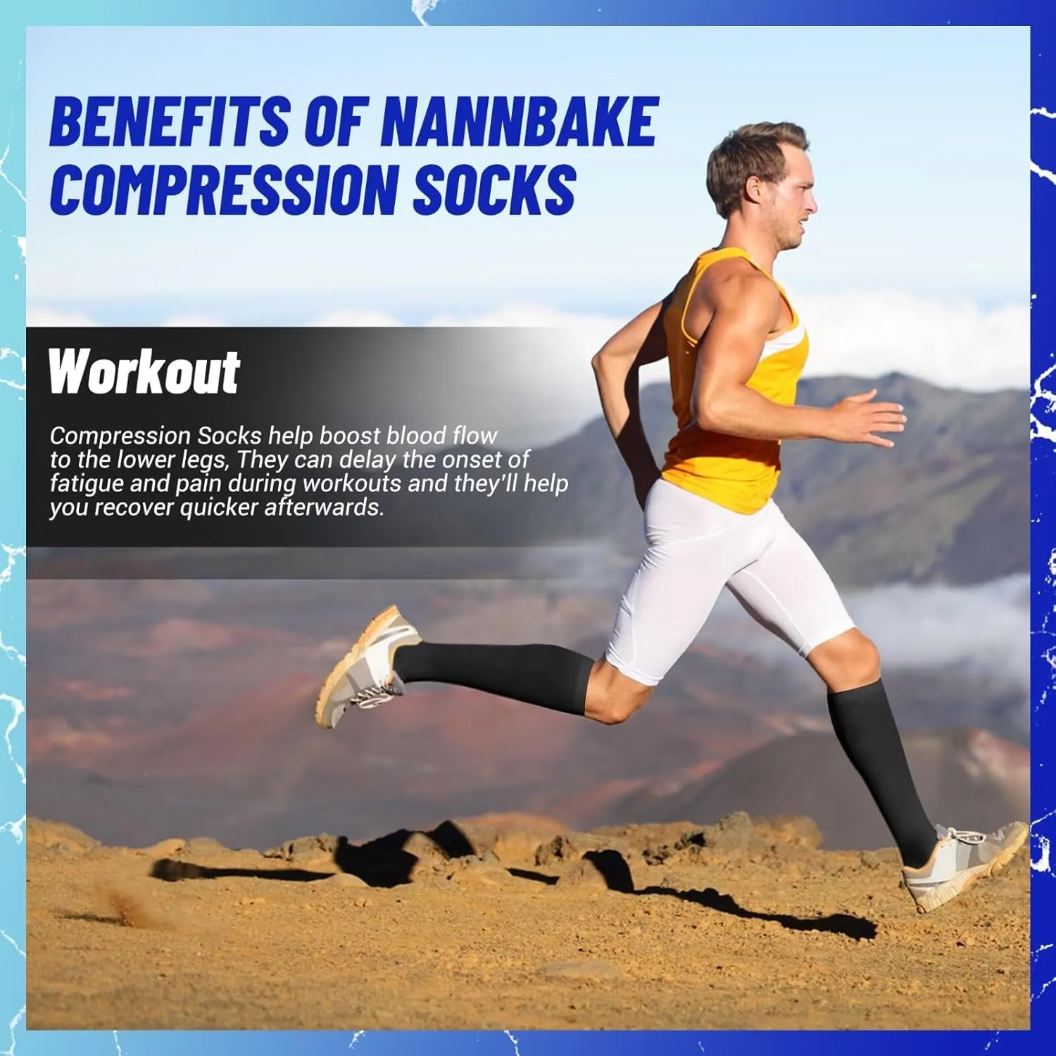 3 Pairs Compression Socks for Women & Men 15-20 mmHg,Best Support for Cycling Athletic Hiking Running