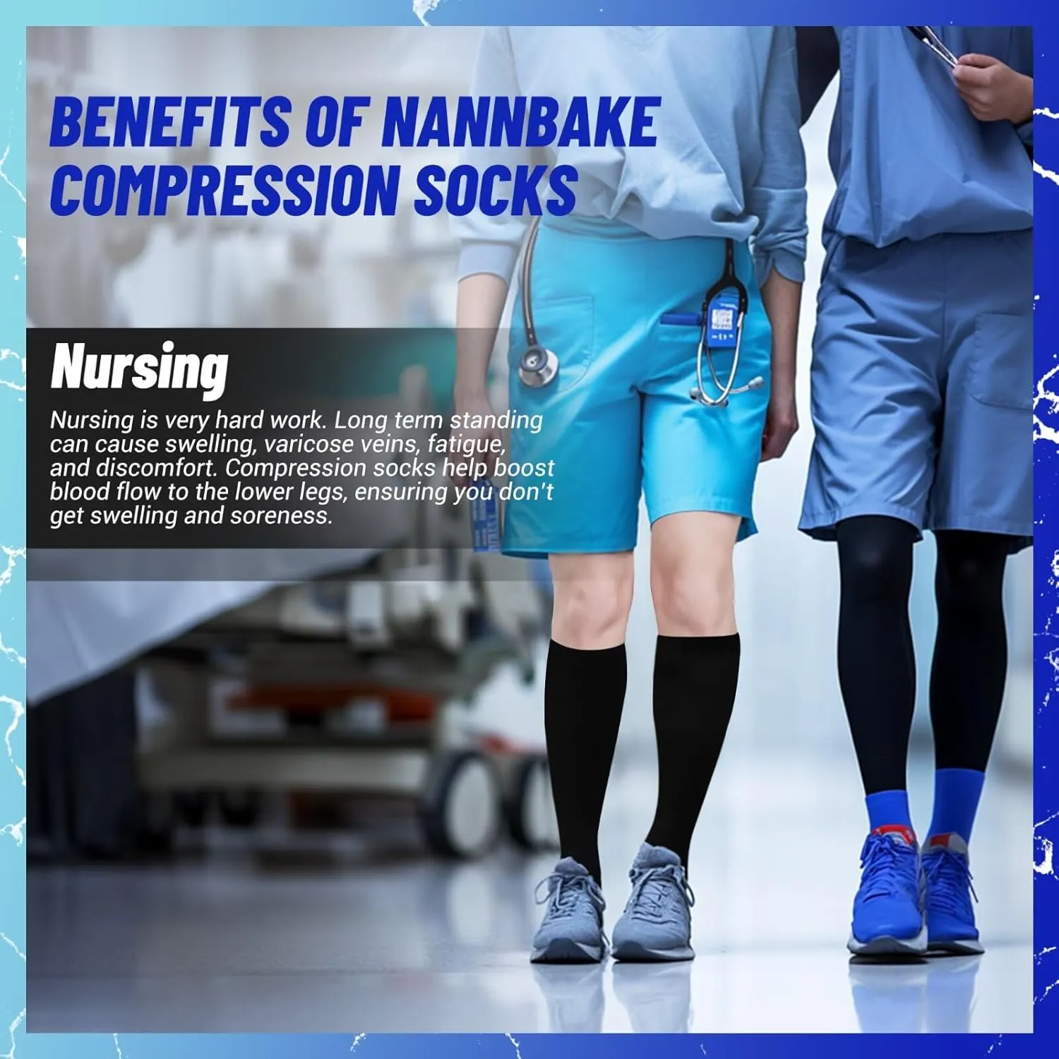 3 Pairs Compression Socks for Women & Men 15-20 mmHg,Best Support for Cycling Athletic Hiking Running