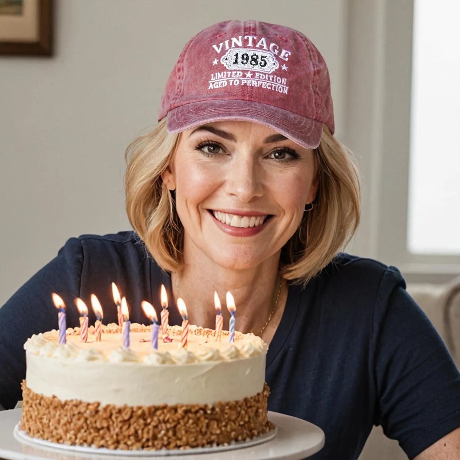 40th Birthday Gifts Women Men Vintage 1985 Embroidered Baseball Cap Gift Ideas Hat