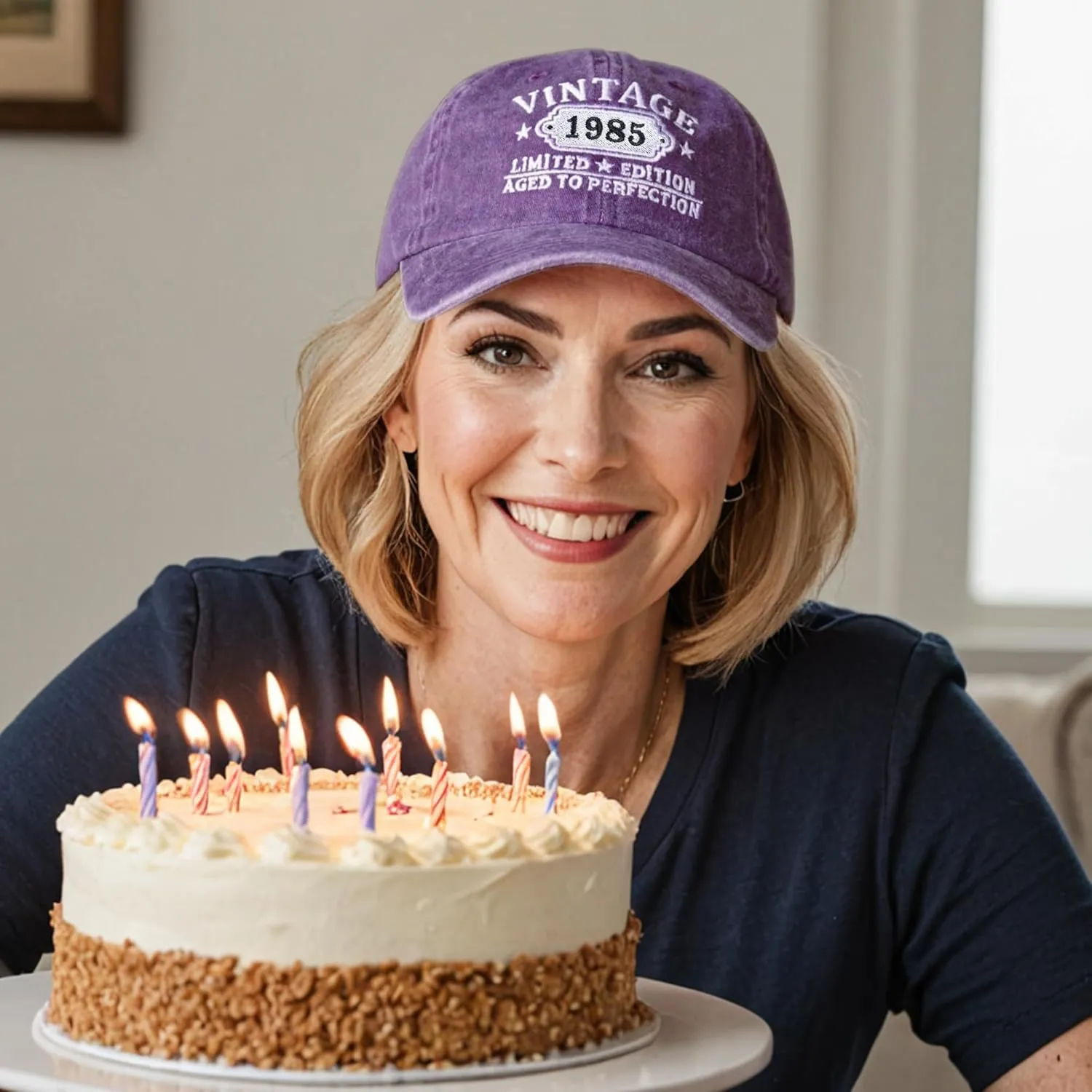 40th Birthday Gifts Women Men Vintage 1985 Embroidered Baseball Cap Gift Ideas Hat