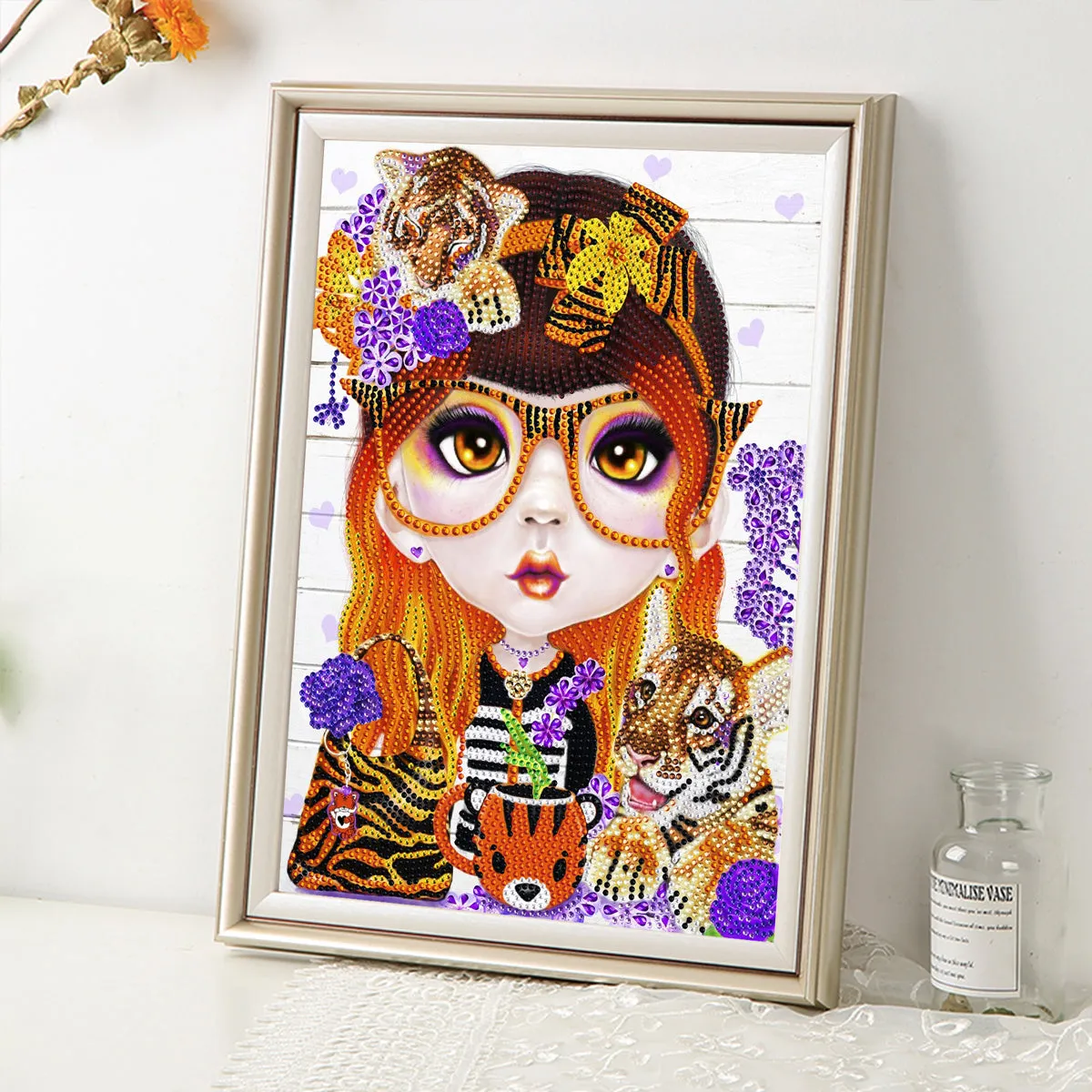 5D DIY Special-Shaped Drill-Girl 30*40CM