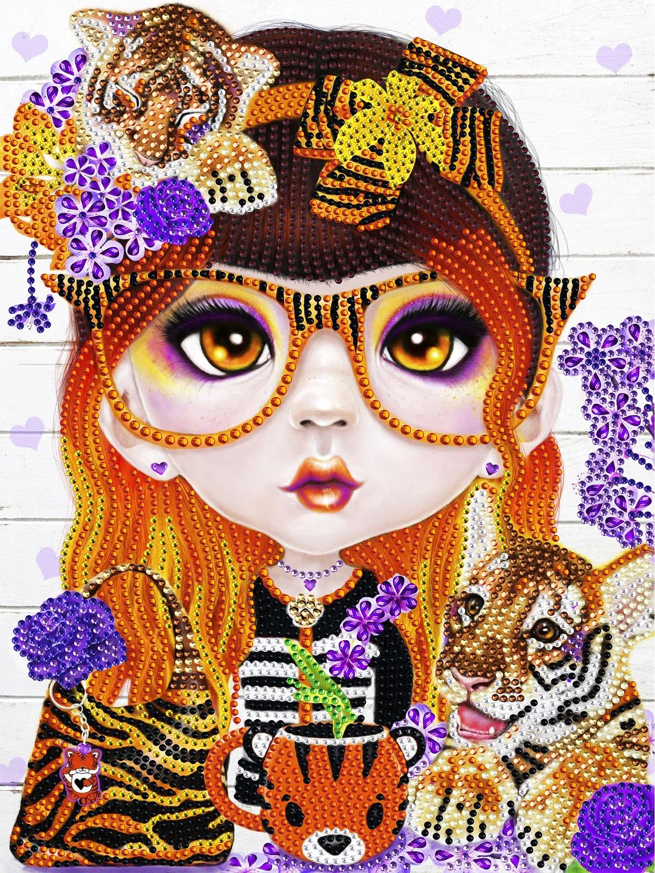 5D DIY Special-Shaped Drill-Girl 30*40CM