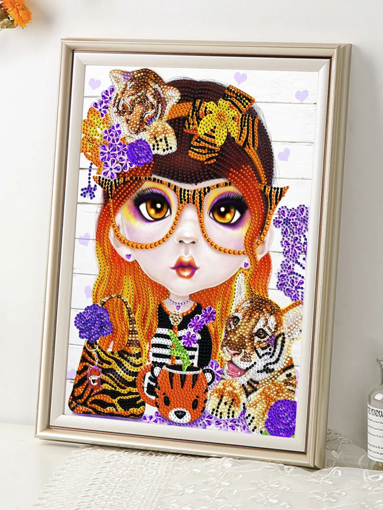 5D DIY Special-Shaped Drill-Girl 30*40CM