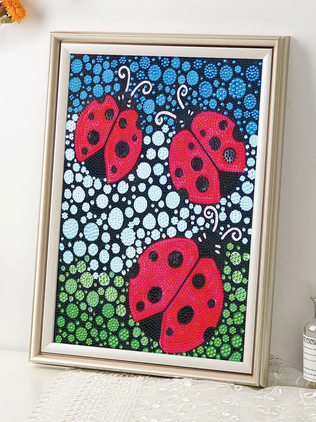 5D DIY Special-Shaped Drill-Ladybug 30*40CM