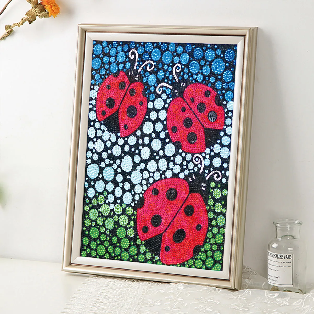 5D DIY Special-Shaped Drill-Ladybug 30*40CM