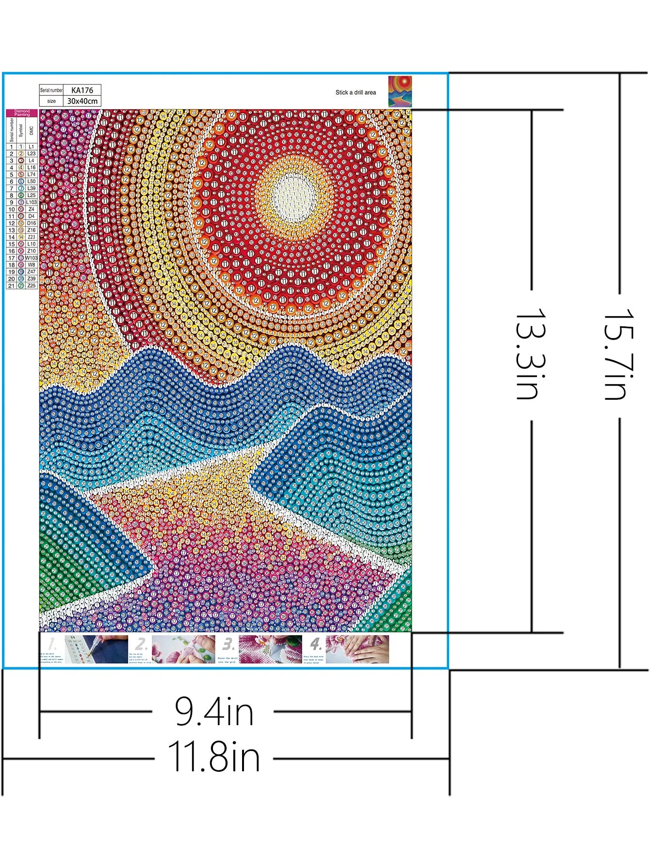 5D DIY Special-Shaped Drill-SUM 40*30CM