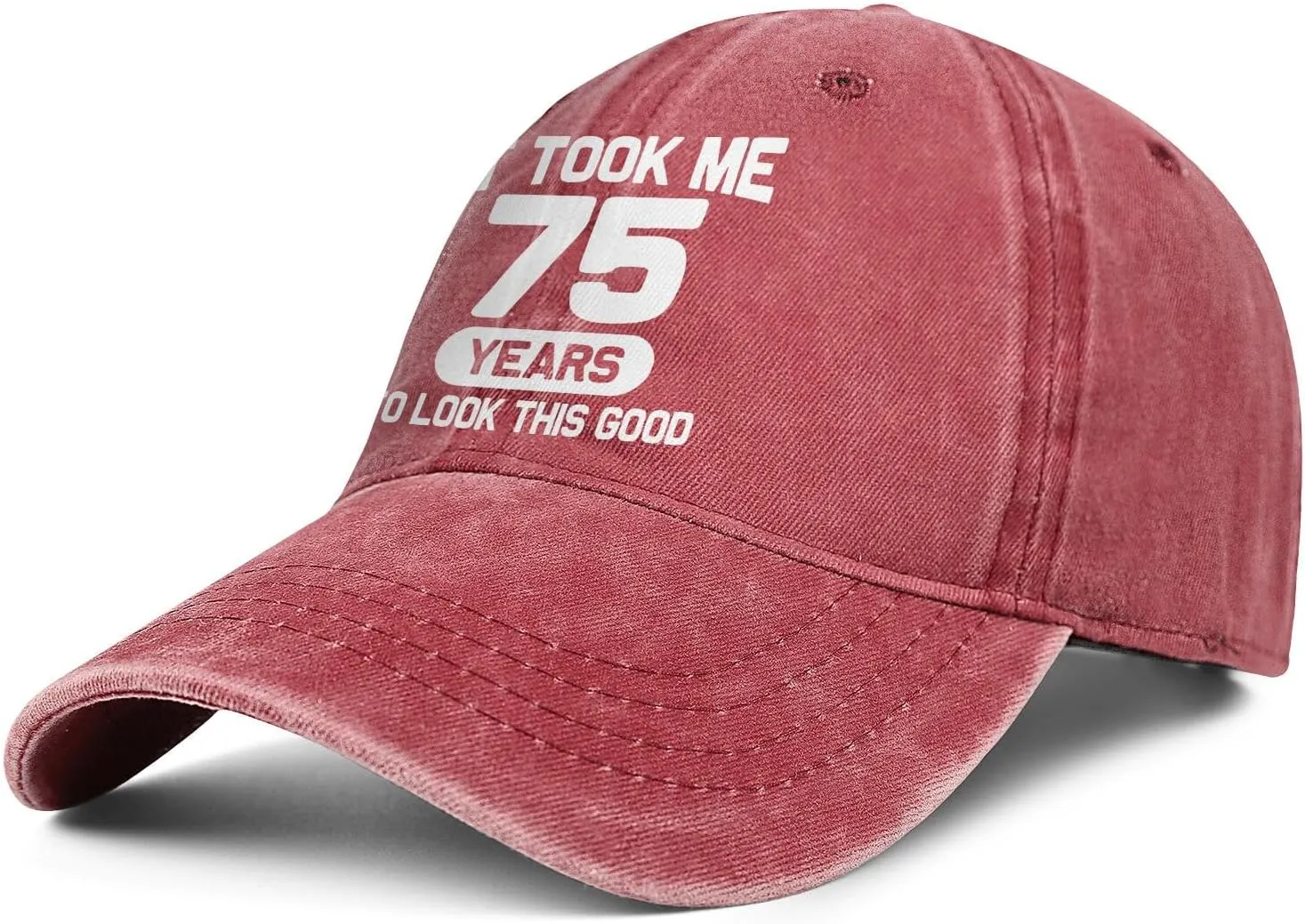 75th Birthday Gifts for Men Women 75 Year Old Gifts 1950 Birthday Vintage Hat 100% Cotton Baseball Cap