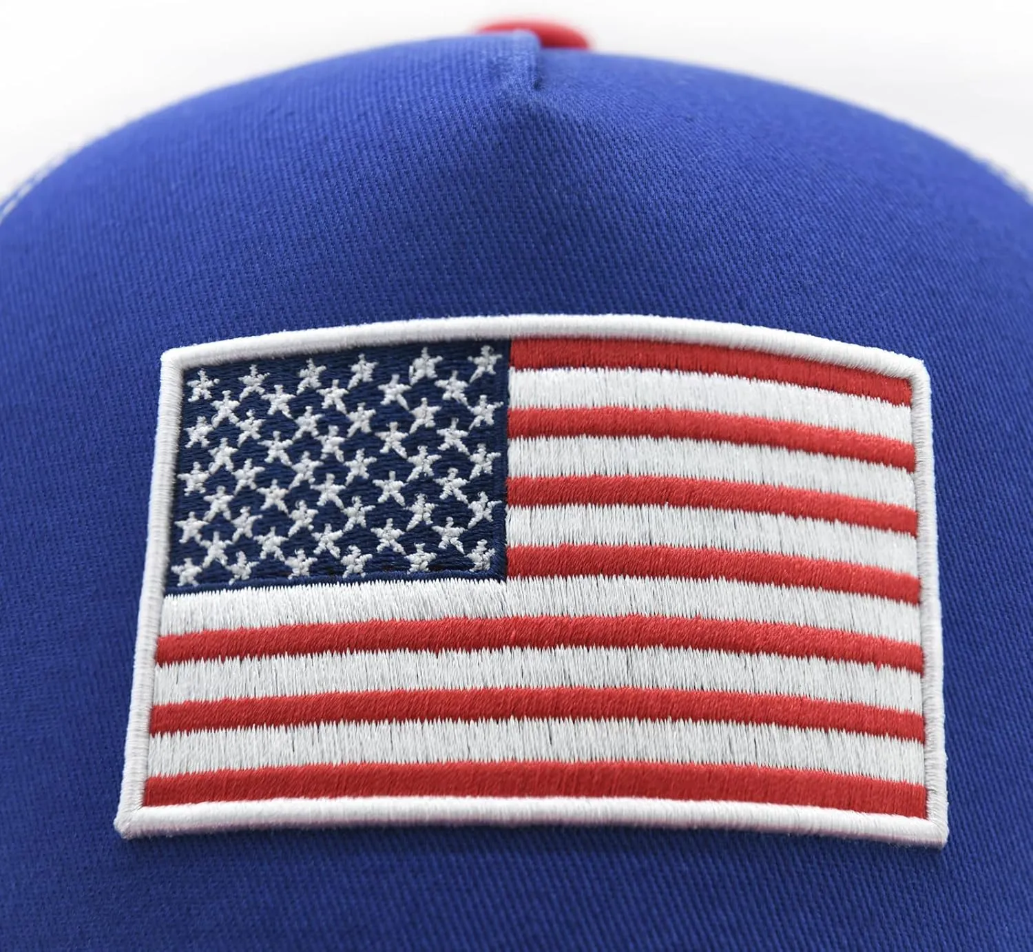 American Flag Trucker Hat, Snapback Mesh USA Flag Baseball Caps, 4th of July for Men Women