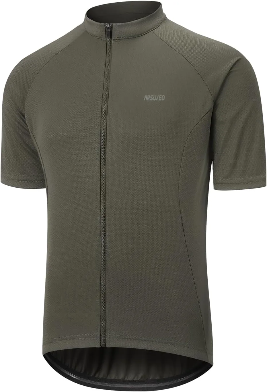 ARSUXEO Cycling Jersey Men Short Sleeves Ultra-Comfortable Road Bike Jersey Biking Bicycle Shirt