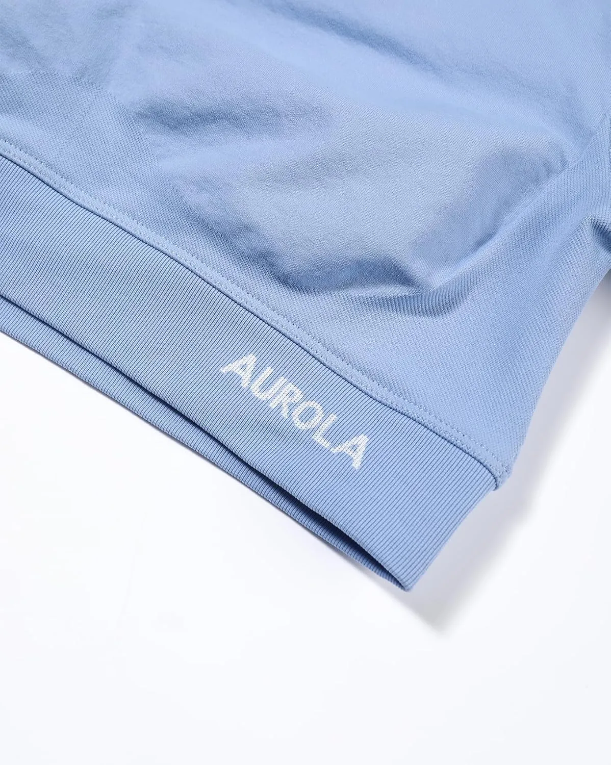 AUROLA Influence Crop Top Workout Shirts for Women, Ultra-Soft Seamless Gym T Shirts Short Sleeve Running Workout Tops