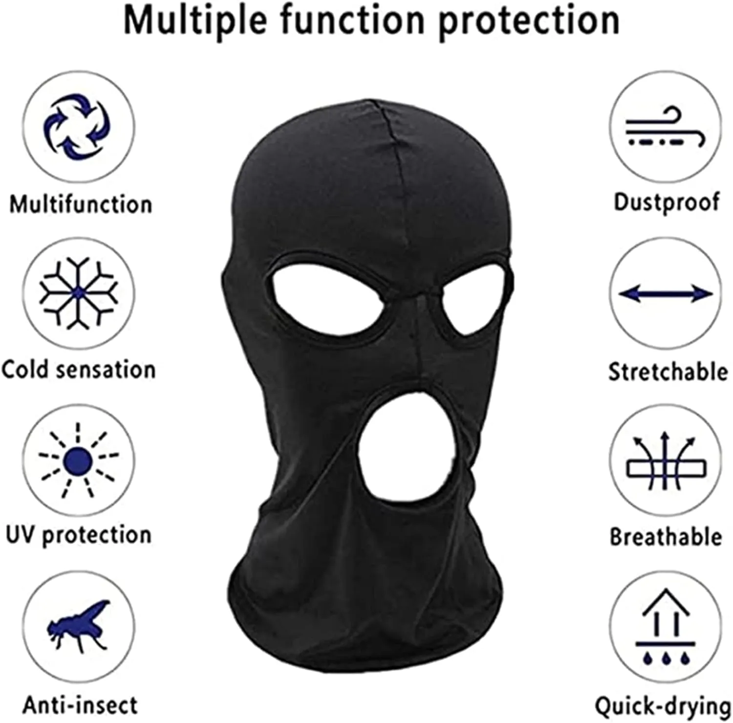 Balaclava Mask,Thin Full Face Mask for Motorcycle Bike Hunting Cycling Cap Ski