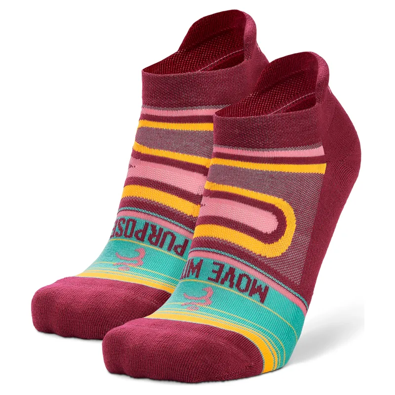 Balega Grit & Grace "Move With Purpose" No Show Sock  Wildberry / Oriole