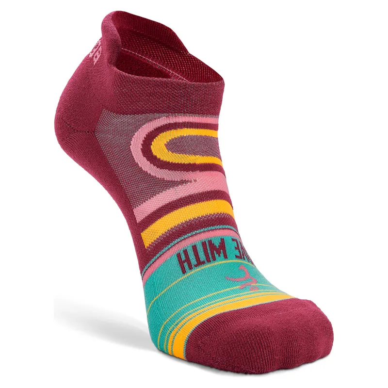 Balega Grit & Grace "Move With Purpose" No Show Sock  Wildberry / Oriole