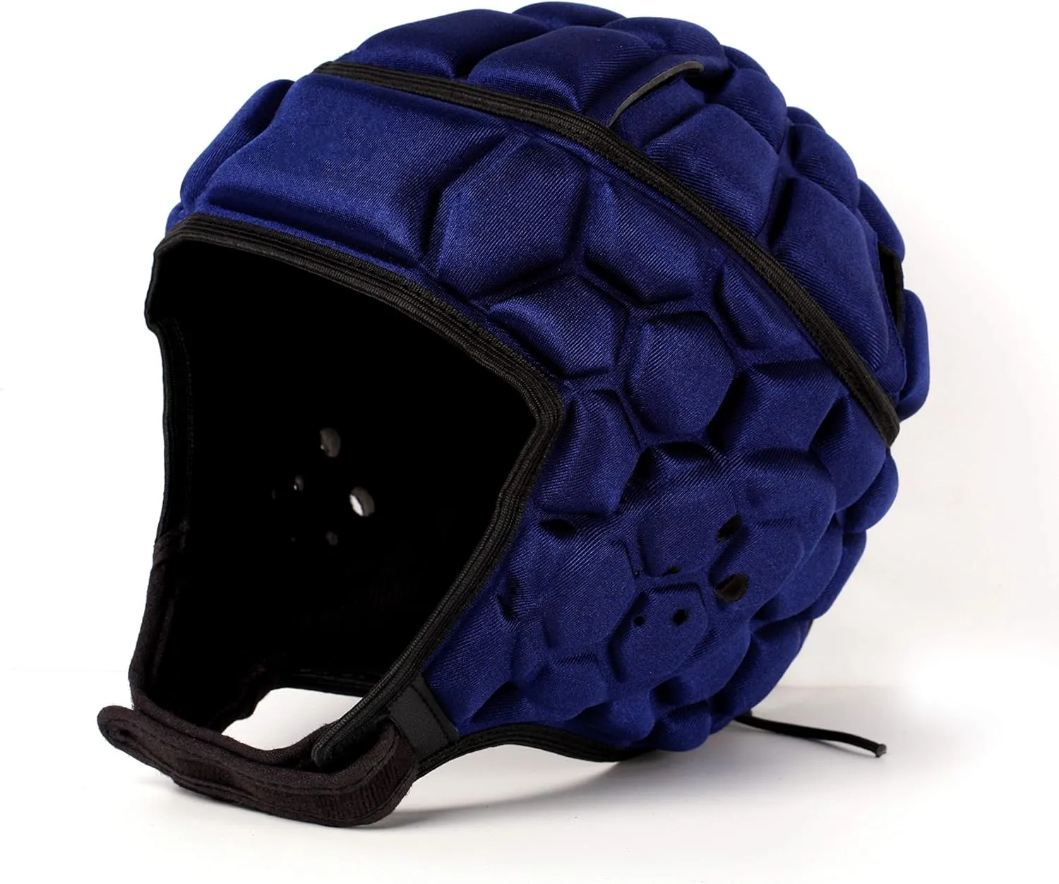 BARNETT Heat Pro Helmet - Soft Padded Headgear - Rugby -Flag Football - Youth and Adult Sizing 7 on 7-7v7 Soft Shell- Epilepsy Head Fall Protection, Navy