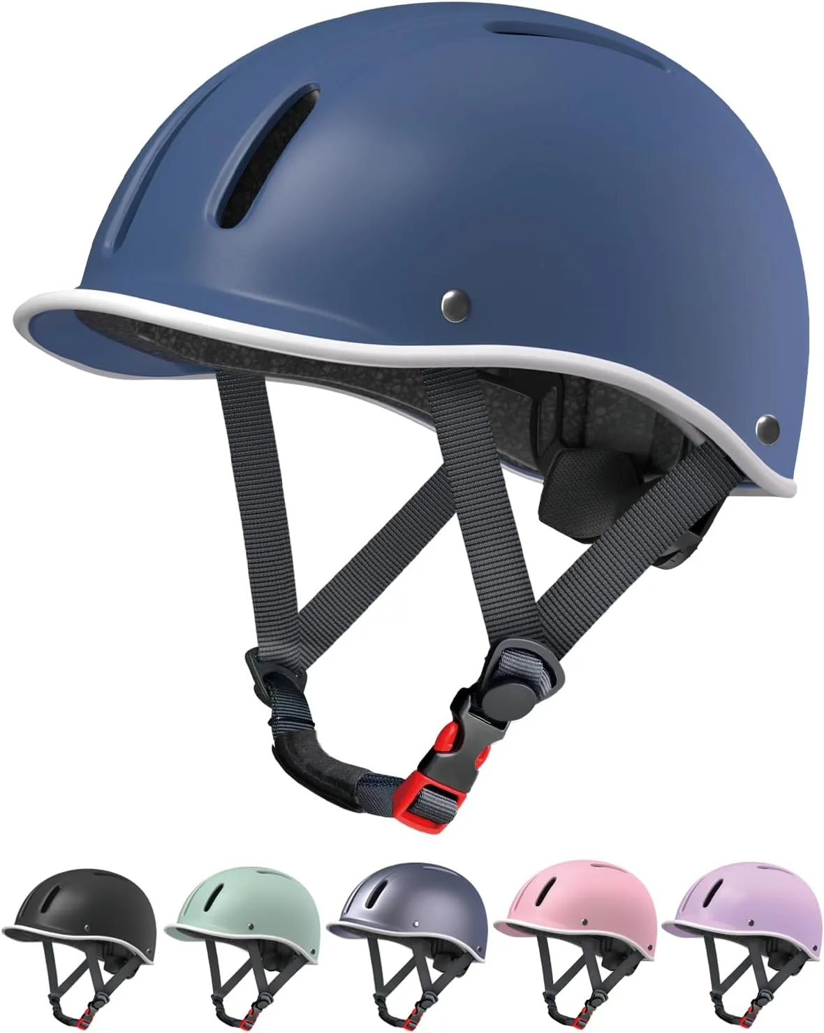 Bike Helmet for Kids Adult, Adjustable Bicycle Helmet for Men & Women, CPSC&ASTM Certified Cycling Helmet for Commuting, Skateboarding, Rollerblading, Road Biking, Skating, Ebike, Scooter