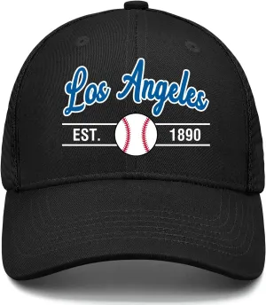 Black Cap Men Women Mesh Baseball Hat Embroidered Trucker Hats Youth Apparel Gifts Snapback Caps