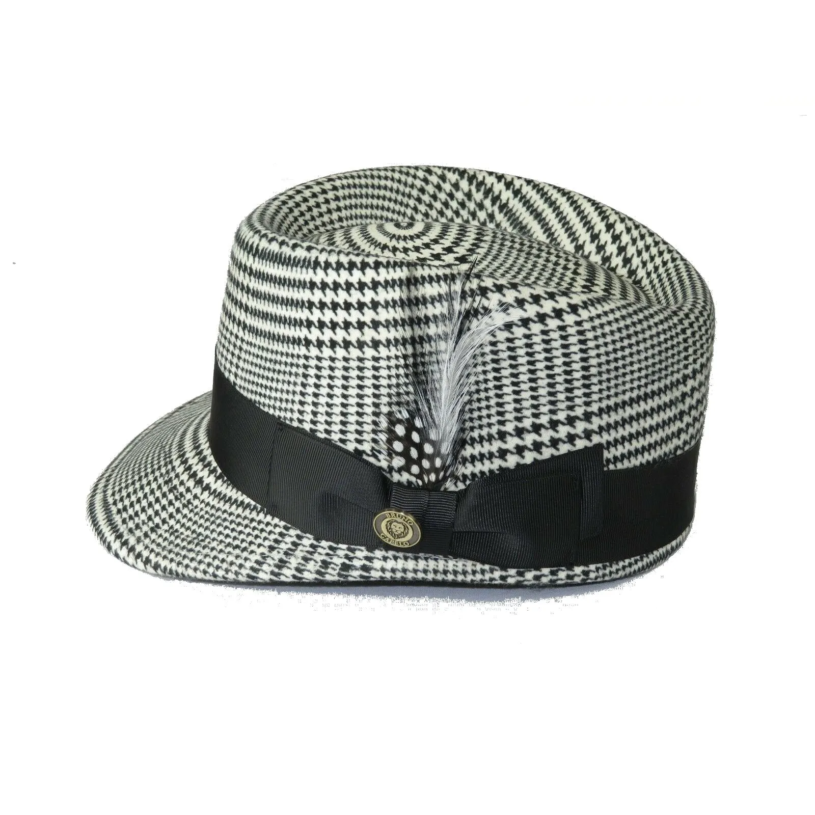 Bruno Capelo Legionnaire Plaid Wool Dress Cap