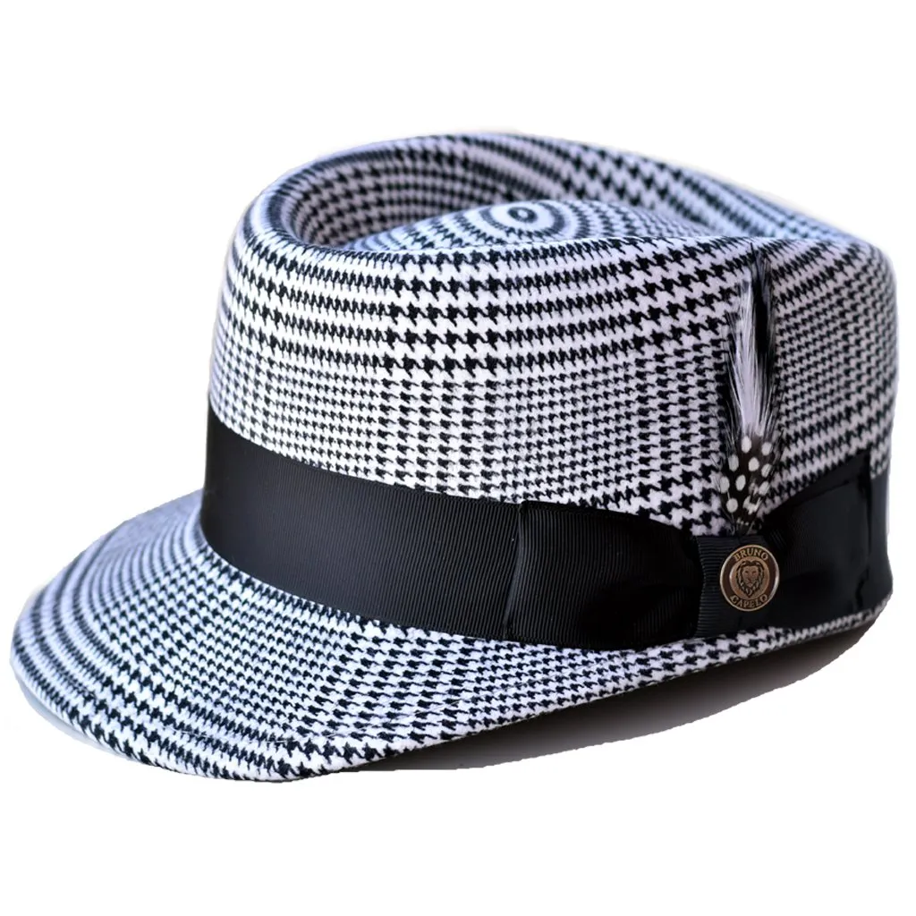 Bruno Capelo Legionnaire Plaid Wool Dress Cap