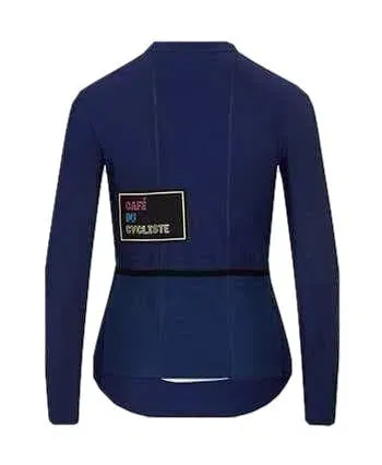 CAFE DU CYCLISTE Audrey Long Sleeve Women Jersey - Navy