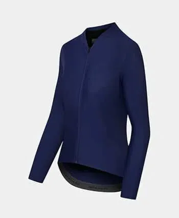 CAFE DU CYCLISTE Audrey Long Sleeve Women Jersey - Navy