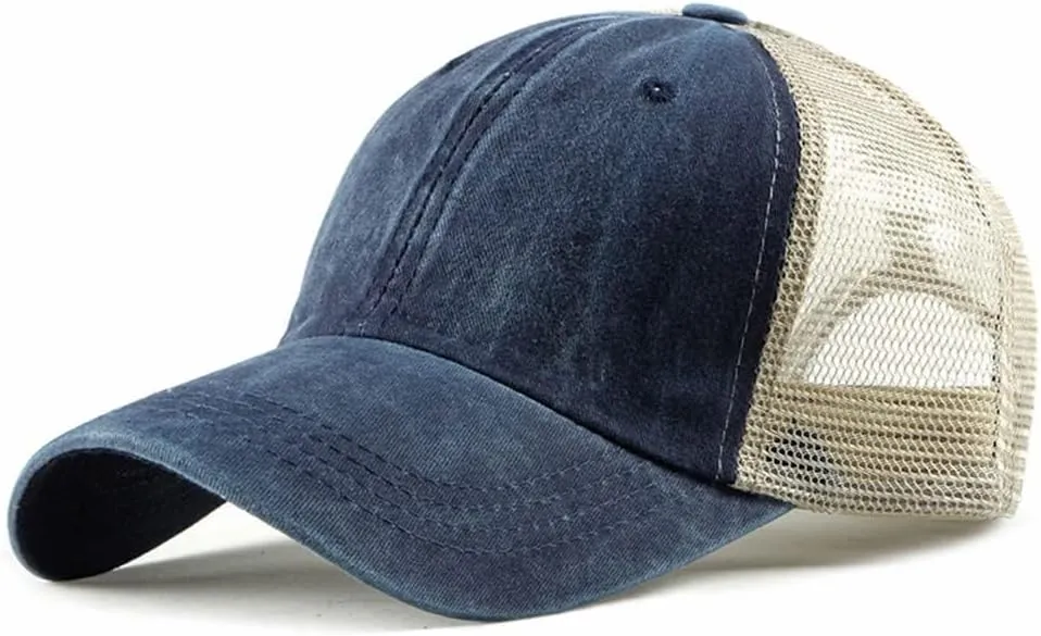 CLAPE Mesh Baseball Cap Summer Breathable Trucker Mesh Hat Golf Dad Hats Quick Dry Cool Hats Outdoor Sports Running Cap