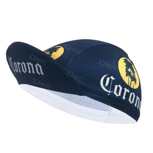 Classic Retro Beer Bicycle Hats Blue Quick Drying Sports  Cycling Caps Men's And Women's Wear Universal Size