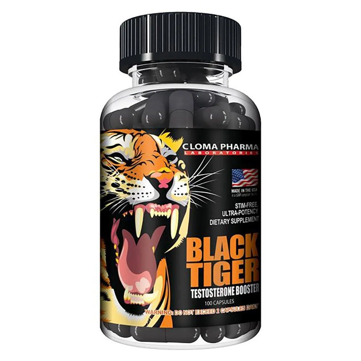 Cloma Pharma Black Tiger 100 Caps