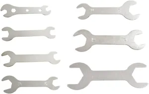 Double Ended 1.5-2mm Thin Brake Wrench Adjusting Offset Bolts Wrench Bicycle Tool Kit Spanner Cone Wrench Bike Cycling 5.5mm Thru 24mm 7 Sizes Cycling Multi Set