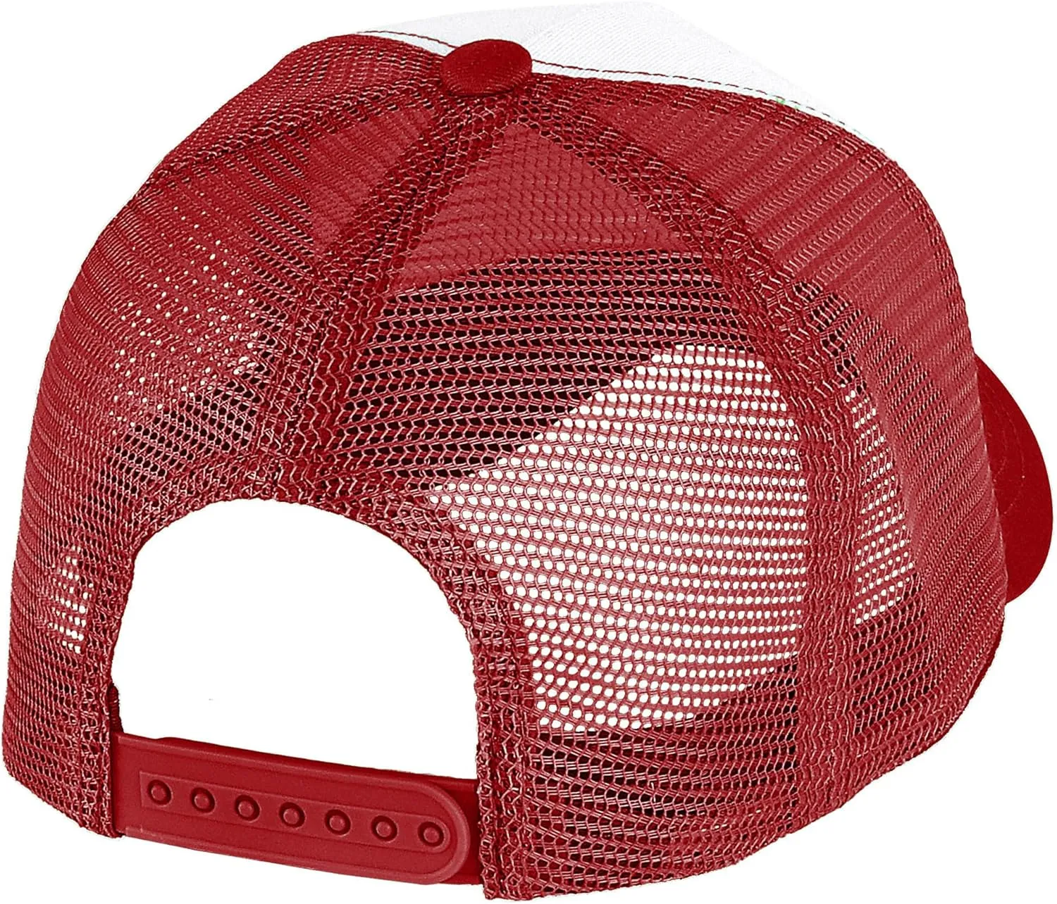 Falari 5-Panel Mesh Baseball Cap, Trucker Hat, Structured Plain Design, Cotton, Adjustable Size