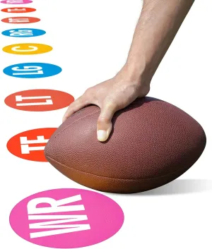 Football Lineman Splits Marker Flat Spot Markers for Positioning and Blocking Coaching Training
