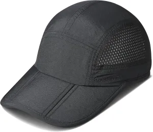 GADIEMKENSD Mens Folding Outdoor Hat Long Brim UPF 50  Sun Protection