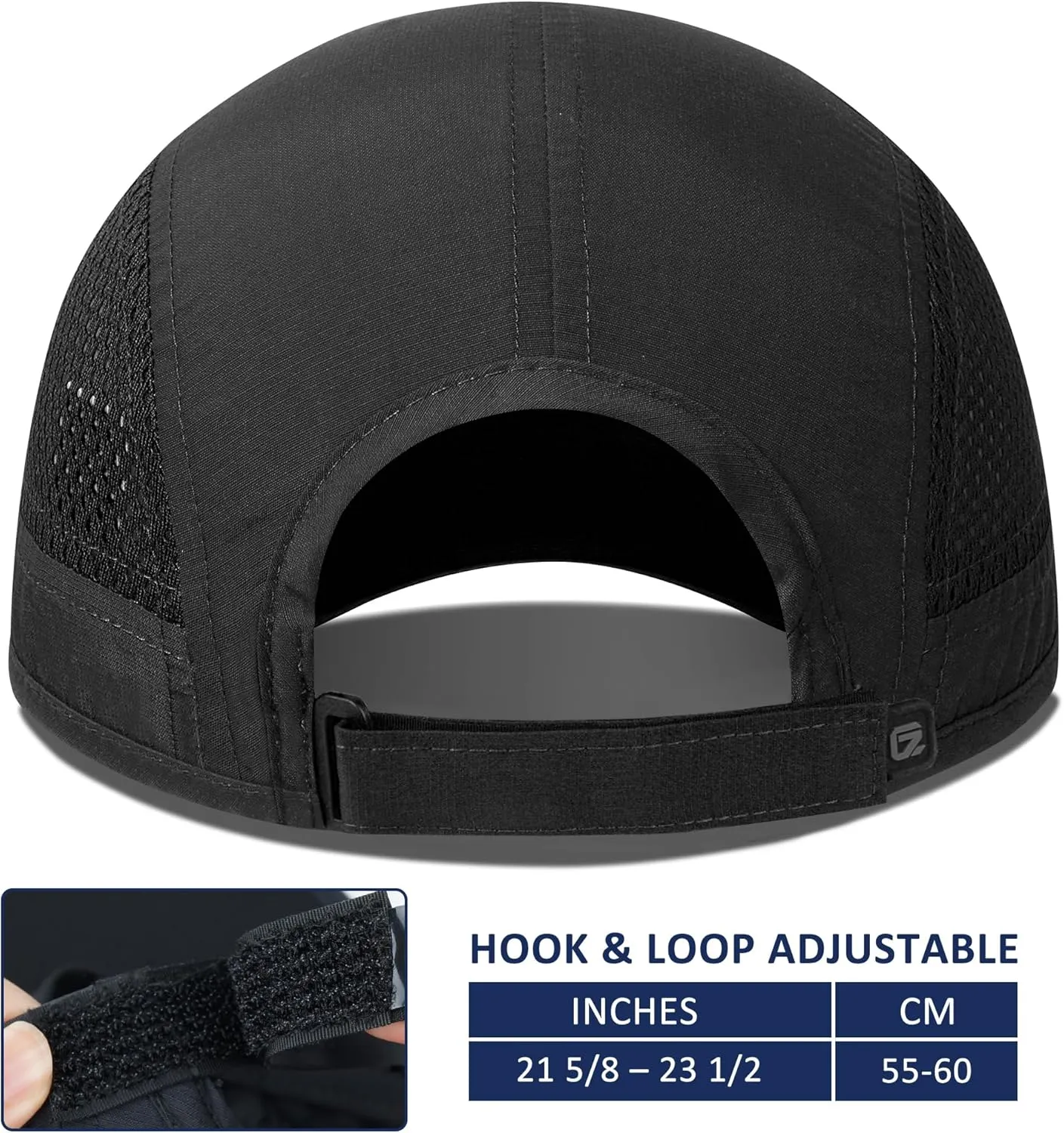 GADIEMKENSD Mens Folding Outdoor Hat Long Brim UPF 50  Sun Protection