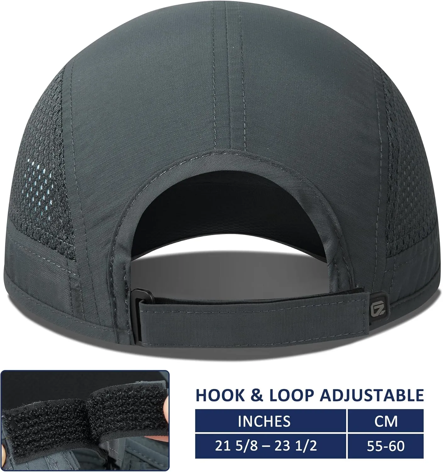 GADIEMKENSD Mens Folding Outdoor Hat Long Brim UPF 50  Sun Protection