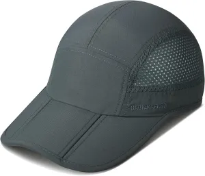 GADIEMKENSD Mens Folding Outdoor Hat Long Brim UPF 50  Sun Protection
