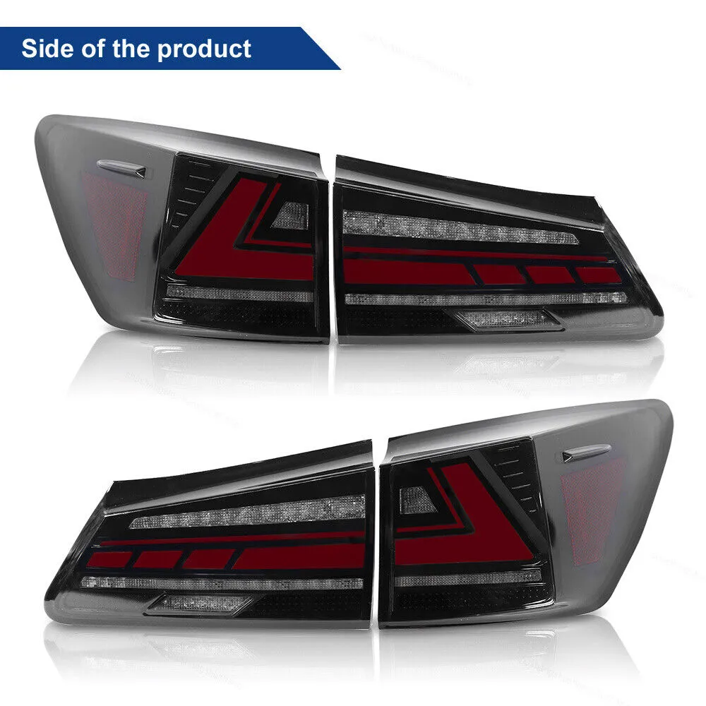 Lexus IS250 IS350 ISF 2006-2013 RGB V1 Taillights Color Changing App Controlled