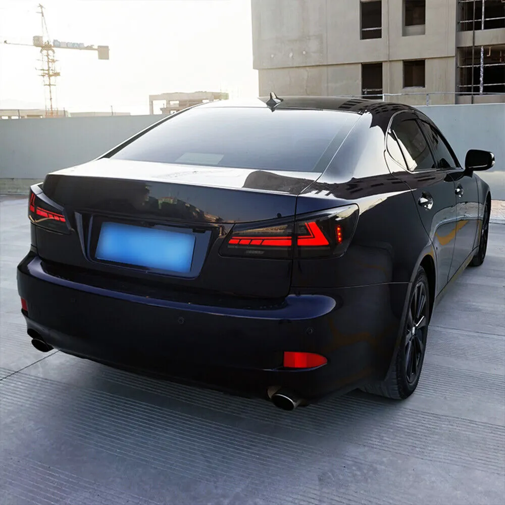 Lexus IS250 IS350 ISF 2006-2013 RGB V1 Taillights Color Changing App Controlled