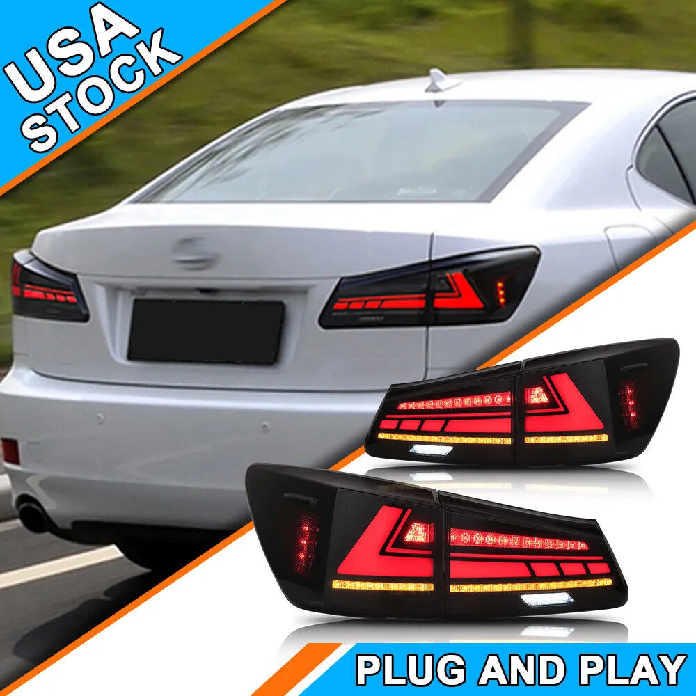 Lexus IS250 IS350 ISF 2006-2013 RGB V1 Taillights Color Changing App Controlled