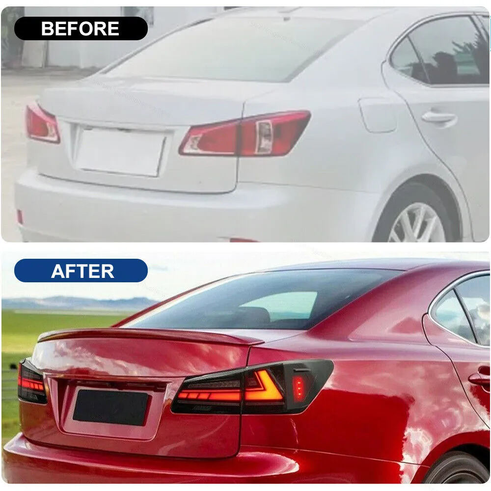 Lexus IS250 IS350 ISF 2006-2013 RGB V1 Taillights Color Changing App Controlled