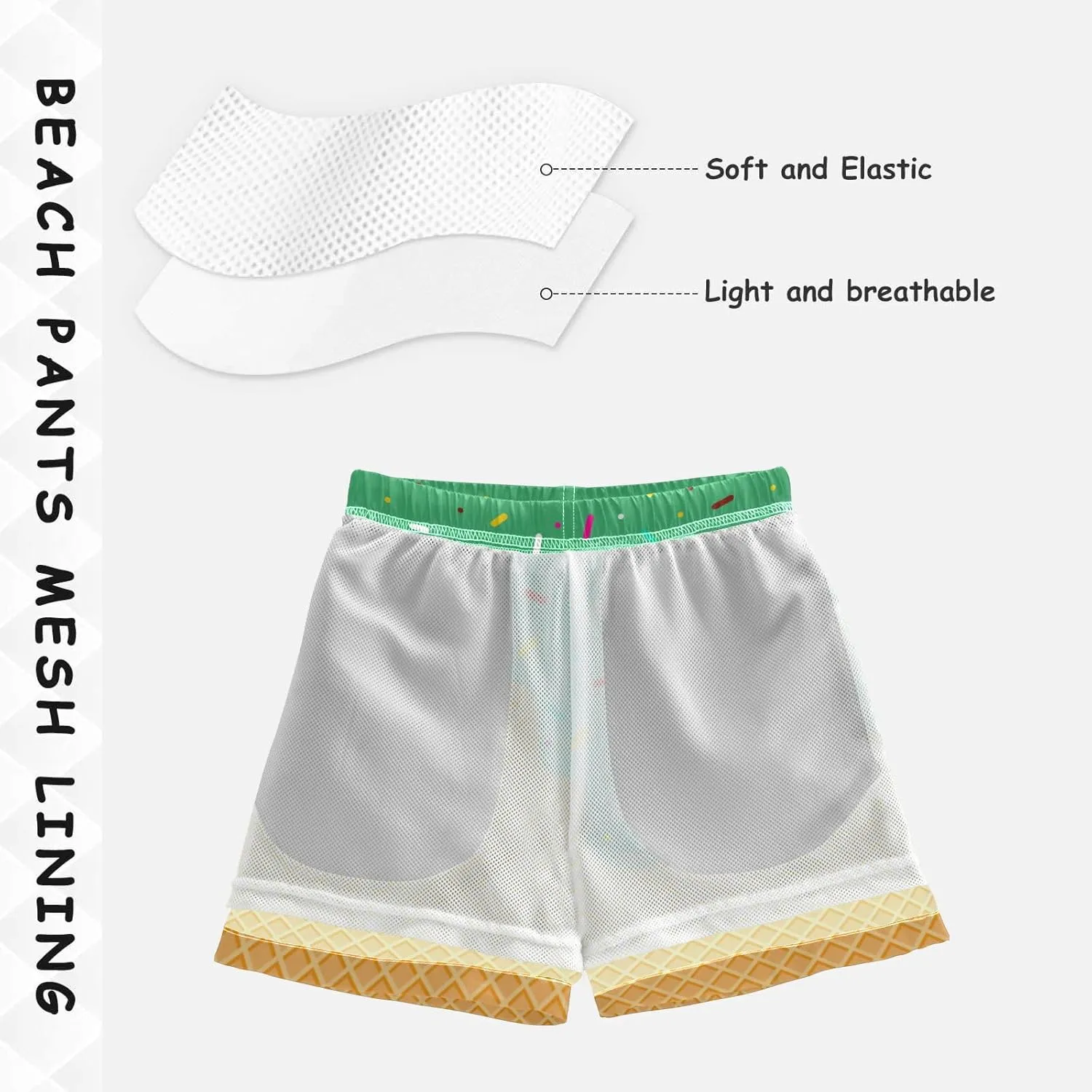 Little Boy Swim Trunks Quick Dry Swimsuit Bathing Suits Beach Board Shorts with Mesh Lining 2-12Years