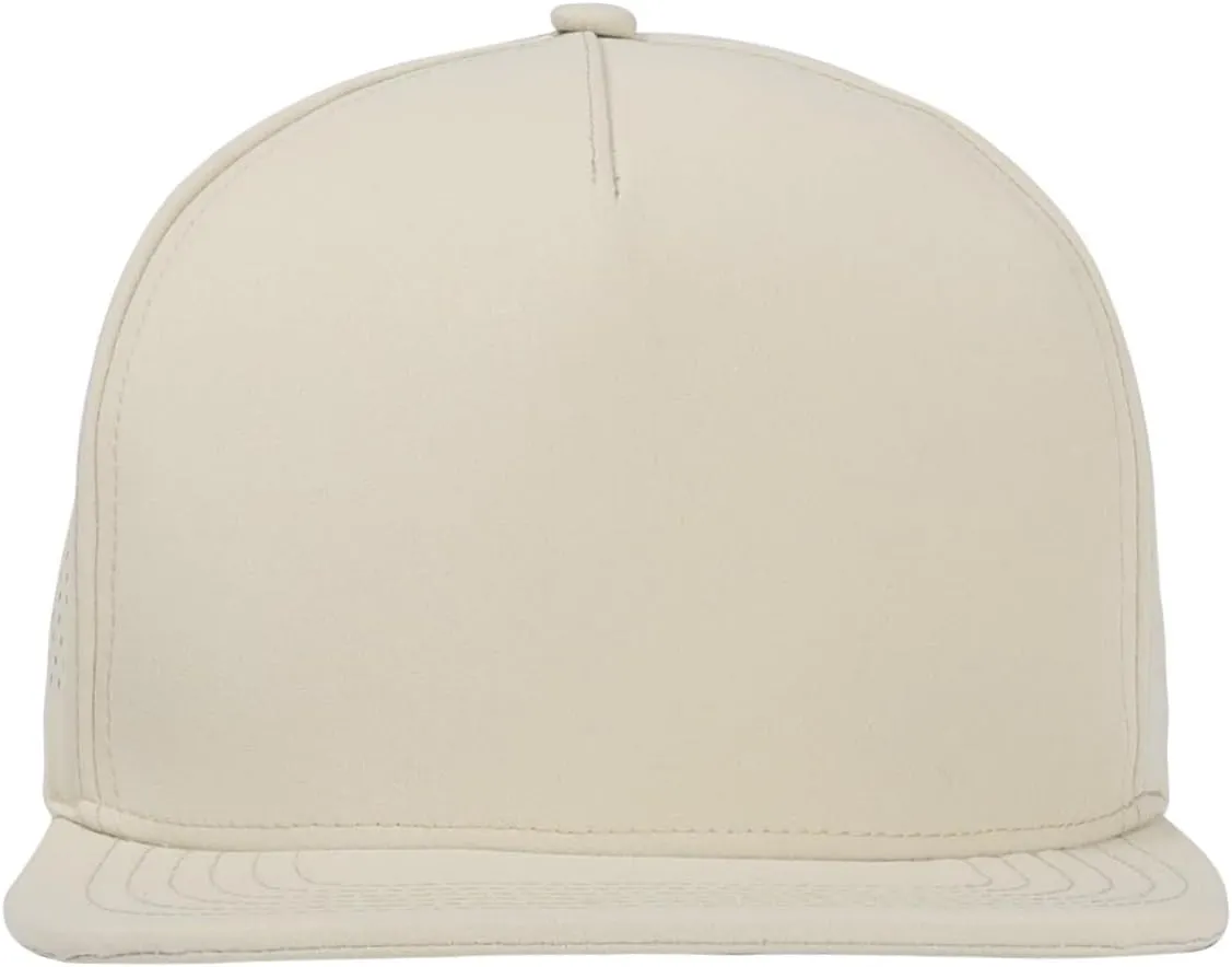 LiuSuper M/L/XL/XXL Flat Brim 5 Panel Hats for Men Performance Mens Snapback Hats Quick Dry Laser Perforated Baseball Cap
