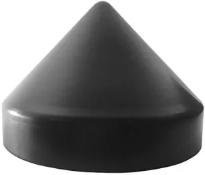 Marine Dock Piling Cone, Piling Cap, 100% Polyethylene Material, Lasts up to 10  Years, Made in USA (Black, 11")