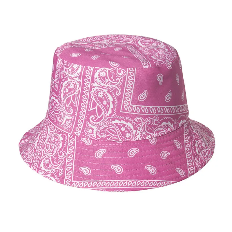 Men and women cashew print fisherman hat tide street fashion sun protection hat sun hat basin hat