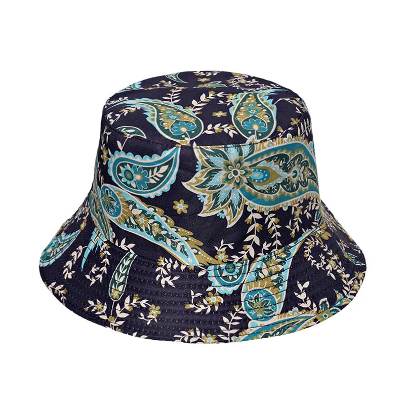 Men and women cashew print fisherman hat tide street fashion sun protection hat sun hat basin hat