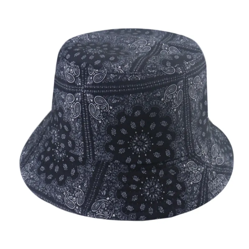 Men and women cashew print fisherman hat tide street fashion sun protection hat sun hat basin hat